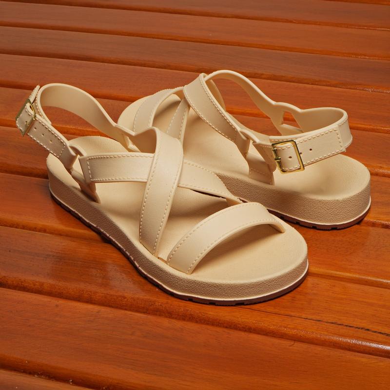 Sandália Feminina Papete Rasteira Injetada Confortável