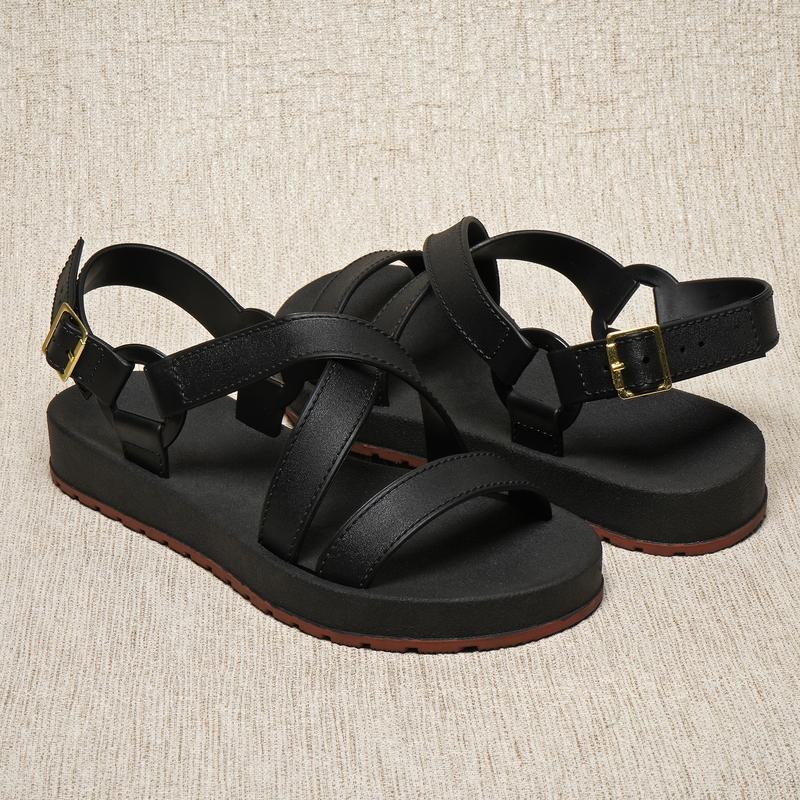 Sandália Feminina Papete Rasteira Injetada Confortável