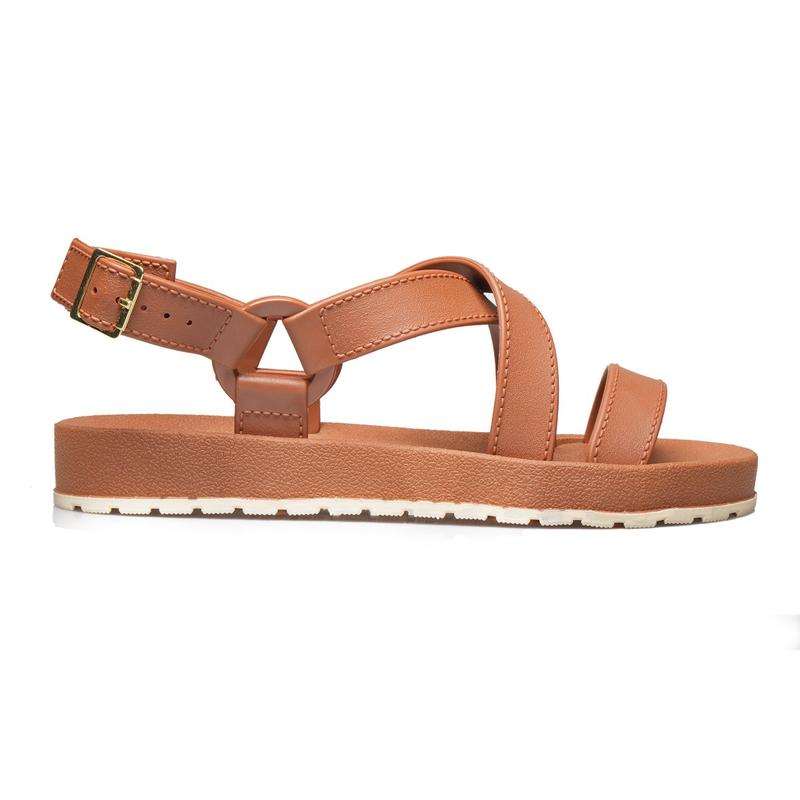 Sandália Feminina Papete Rasteira Injetada Confortável